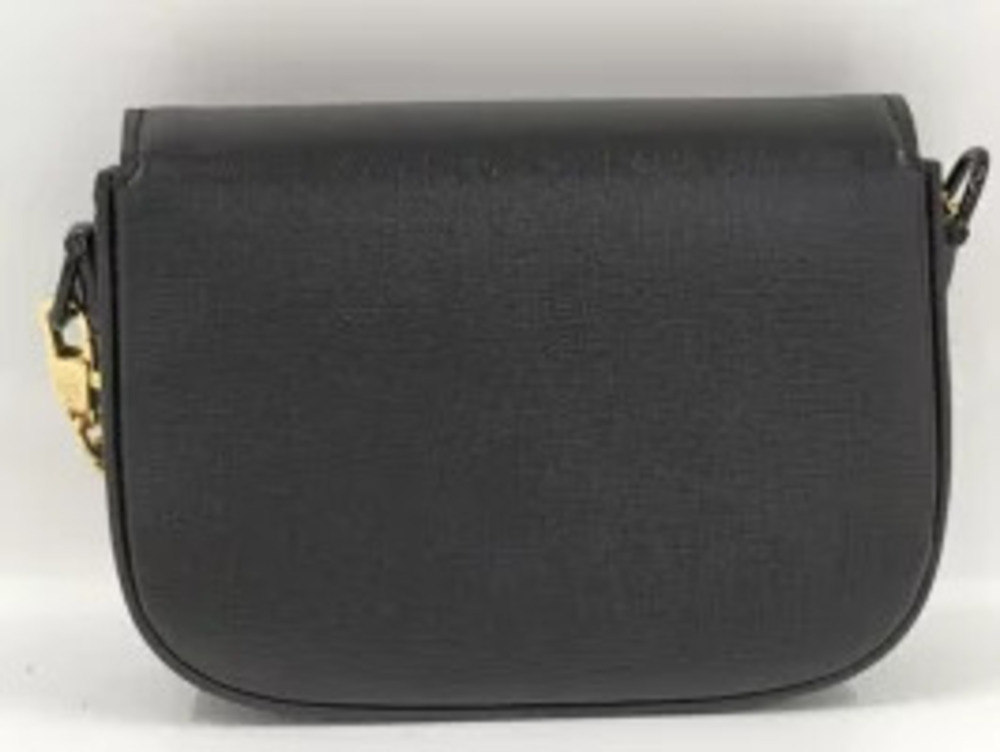 Gucci Bag Shoulder Horsebit Black Leather Sherry - Picture 1 of 9